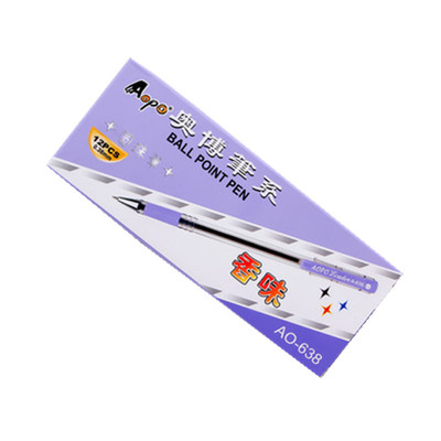 奥博文具香味半针管儿童圆珠笔