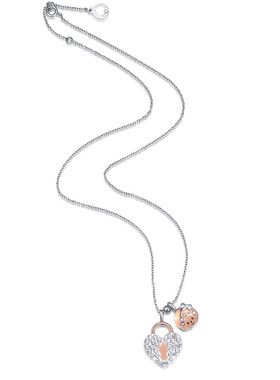 正品萌趣趣锁骨链日韩蒙奇奇钥匙