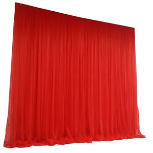 新款婚庆背景纱幔金丝绒背景幔头布幔舞台婚礼场景布置