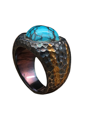 高桥吾郎手工纯银戒指男女同款