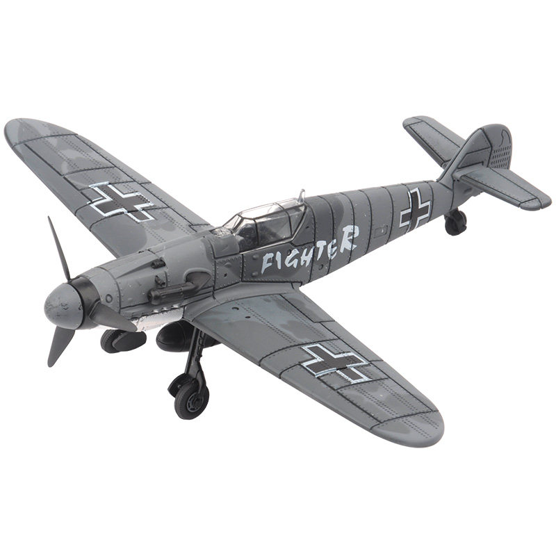 4D拼装1/48二战飞机模型BF109海盗F4U喷火战斗机玩具礼物军事摆件