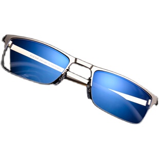 防蓝光老花镜男远近两用高清智能眼镜高档自动变焦简约双光花镜