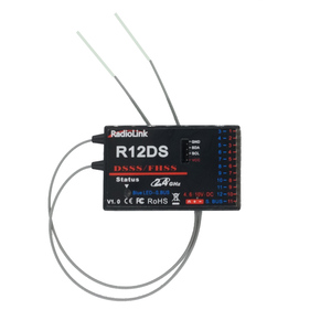 乐迪 R12DS 12通接收机 支持SBUS 适用AT9 AT10 AT12S航模遥控器
