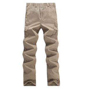 秋冬季190男装高个子加长版工装裤宽松直筒裤子120休闲裤115cm男