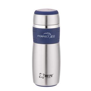 旭光男保温杯304不锈钢真空喝水杯带茶隔车载商务办公杯泡茶杯子