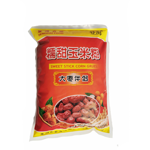 登海食品山东特产大枣糯甜玉米糊955g无糖精杂粮粥营养早餐冲饮品