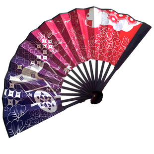 双面东方Project 西行寺幽幽子扇子渐变折扇COS道具动漫周边
