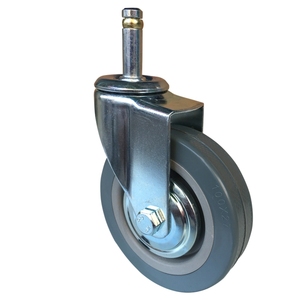 4寸100*27餐车轮吸水机插杆轮榨水车轮吸尘器墩布车餐车万向轮子