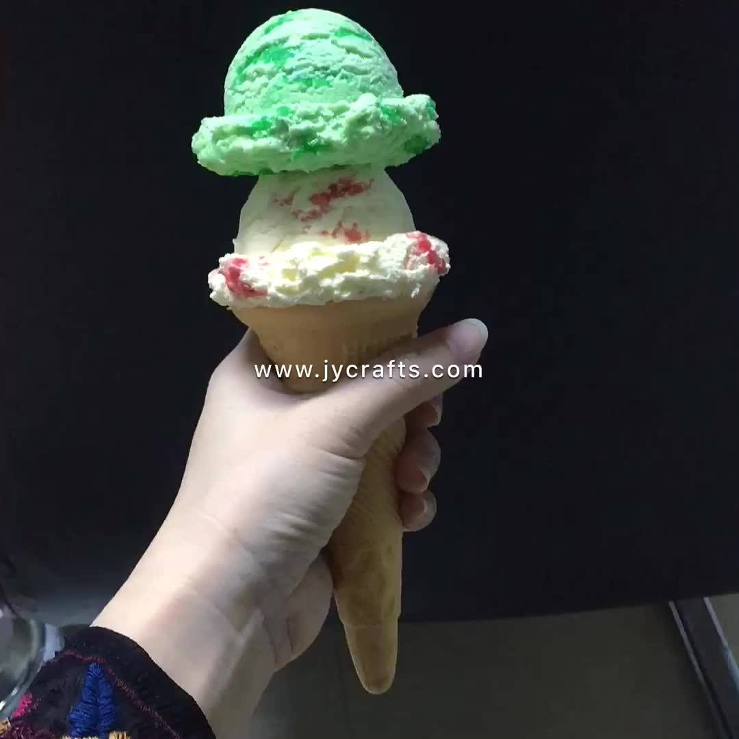 Plastic Fake Ice Cream Cone Miniature Fake Food Toy Buy Fake Ice