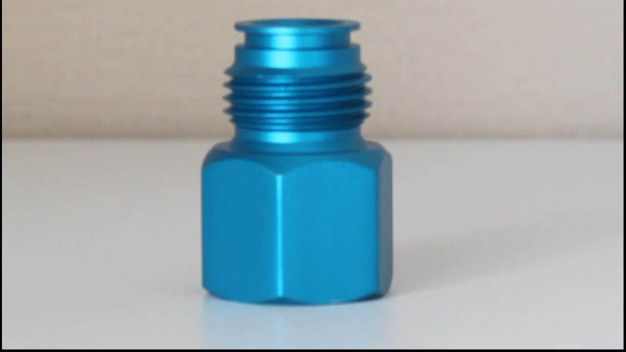 Adapter Converts Standard Cga320 Male Fitting To Co2 Paintball Tank