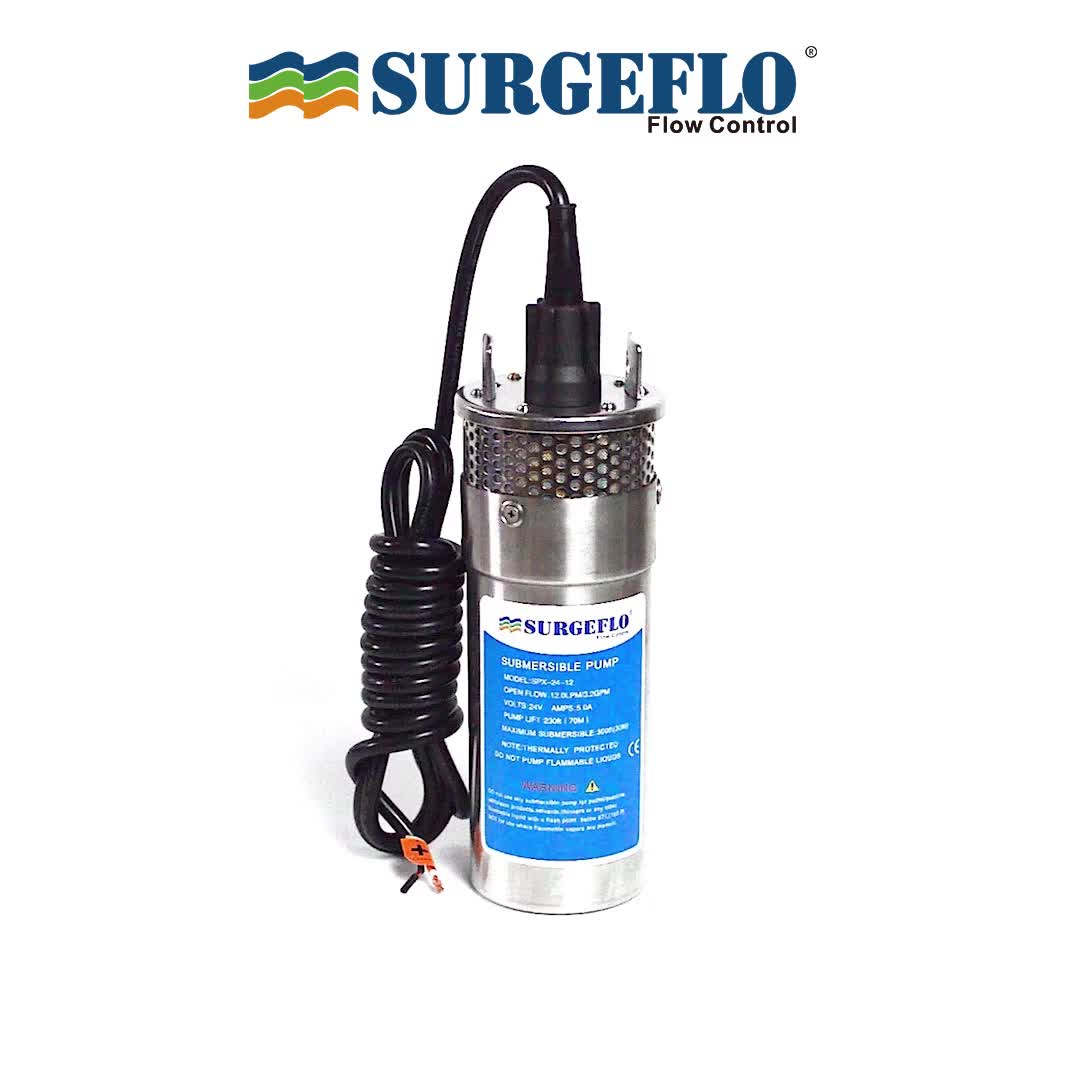 Surgeflo Spx 24 12 12lpm 24 Volt 4 Inch Small Diameter Deep Well Dc