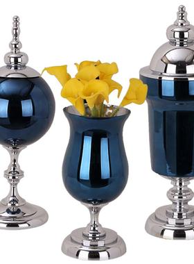 美式新古典风样板间玻璃工艺品