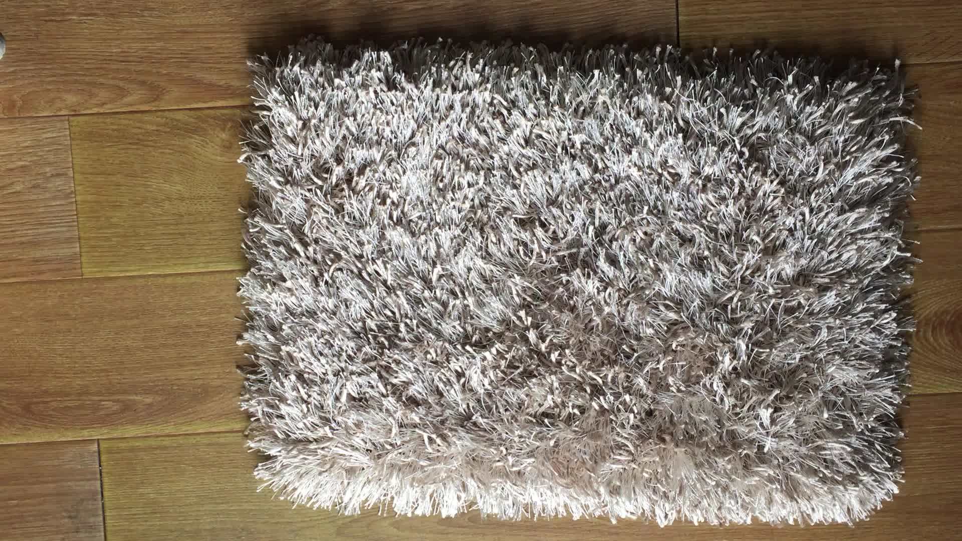 Polyester Beige Thick And Thin Yarn Shaggy Rug Buy Shaggy Rug,Rug