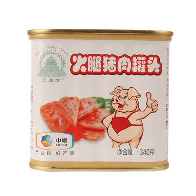 中粮天坛牌火腿猪肉罐头