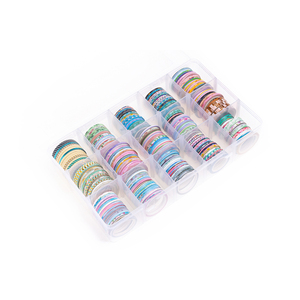 25卷和纸胶带大礼包手账贴纸出血线惊喜 分割线手帐胶带福袋 整卷