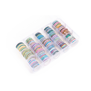 25卷和纸胶带大礼包手账贴纸出血线惊喜 分割线手帐胶带福袋 整卷