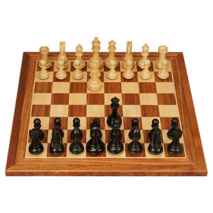 御圣国际象棋套装花梨木黄杨木立体大号棋子木质棋盘4591