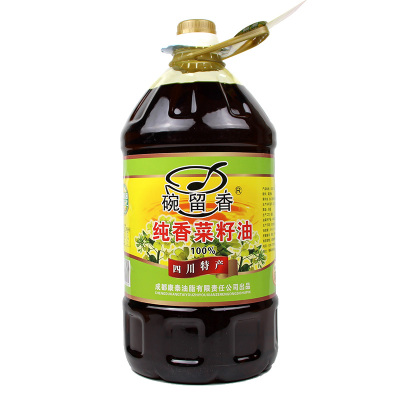 碗留香纯香压榨菜籽油5L包邮