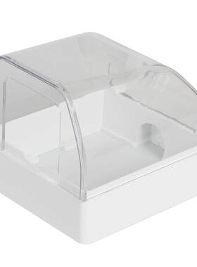奥柯朗 86型明装开关插座防水盒 卫生间浴室热水器透明加高防溅盒