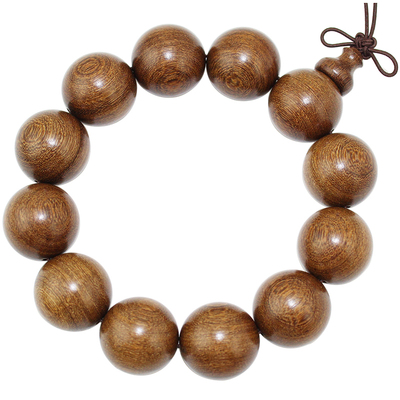 男女手持金丝檀木手串