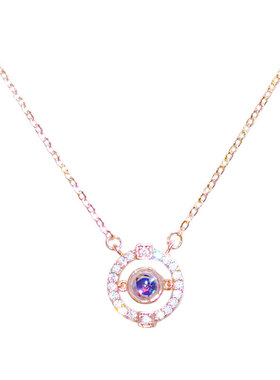 爱的记忆送礼表白925女吊坠项链