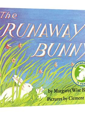 英文原版 逃家小兔 The Runaway Bunny 廖彩杏书单绘本 吴敏兰同场加映 儿童学习英文纸板书 Margaret Wise brown 晚安月亮同作者