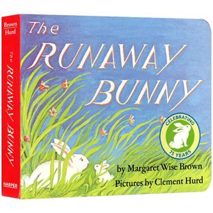 英文原版 逃家小兔 The Runaway Bunny 廖彩杏书单绘本 吴敏兰同场加映 儿童学习英文纸板书 Margaret Wise brown 晚安月亮同作者