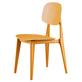 卧室加厚熟料塑料椅子靠背夏天可叠放餐椅家用美甲舒适女生化妆凳