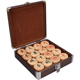 御圣高档象棋收纳盒空盒子大/中/小号多型号盒子布袋便携折叠棋盘