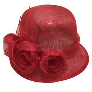 春夏韩版潮遮阳新品女士小礼帽出游百搭麻纱帽太阳帽优雅清新草帽