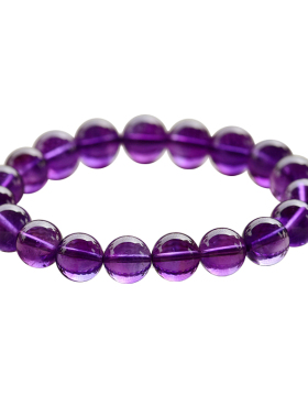 维尼紫水晶手链天然乌拉圭紫色