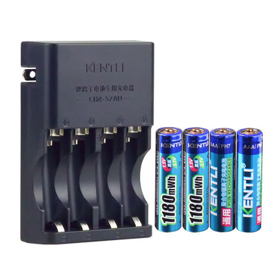 KENTLI金特力锂电池7号可充