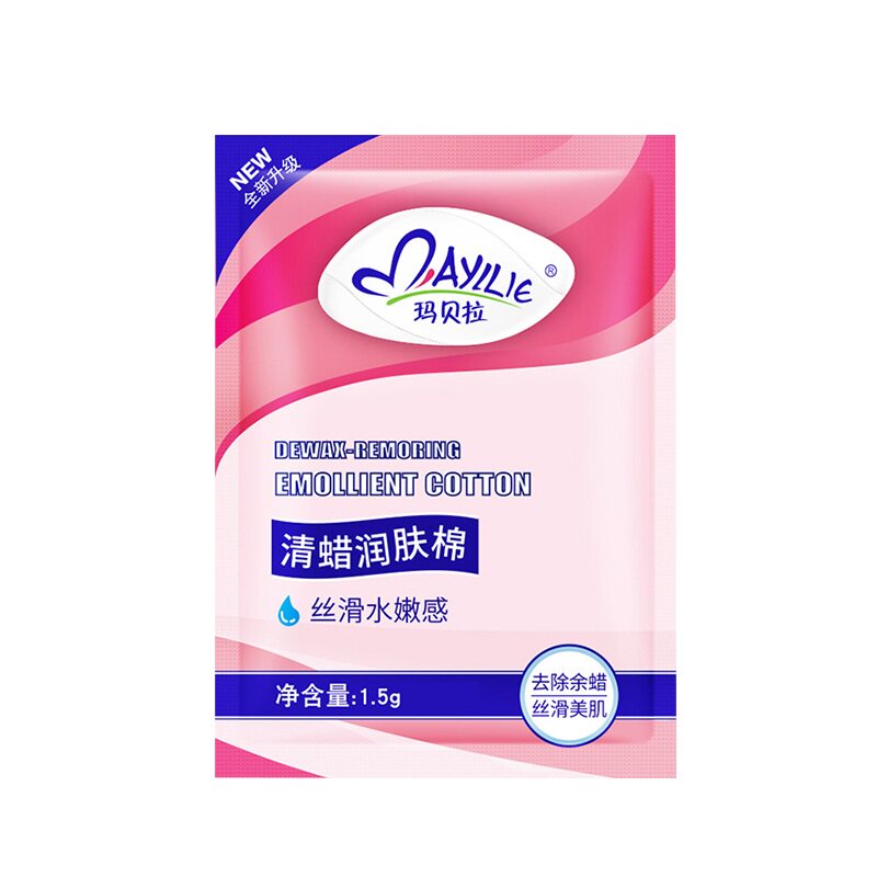 清除脱毛后余蜡非单独使用