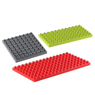 大颗粒积木配件双面底板楼层面板散件散装3儿童益智拼装玩具6零件