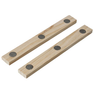 文教实木书画磁条强力磁铁长条吸铁石加厚磁芯磁吸大画白板黑板