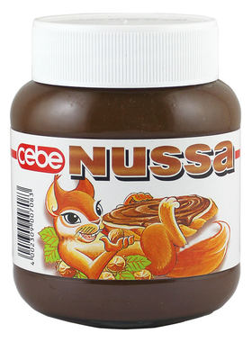 德国进口 食宝（cebe Nussa）榛子巧克力酱400g早餐面包蛋糕西点