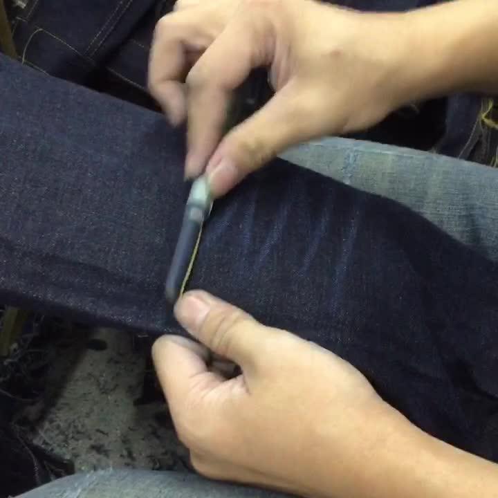 New Fashion Black Rock Biker Jeans 