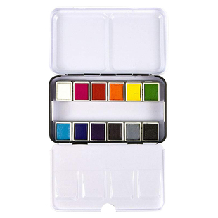 美国Prima Marketing固体透明水彩颜料 旅行手帐手绘画插画多色系