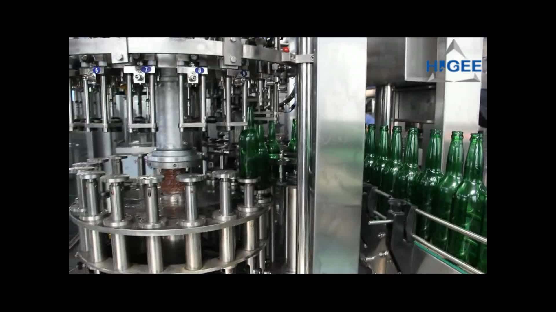 7000bph Bottle Liquid Filling Machine Factory Price Carbonated Automatic Glass Bottle Filling