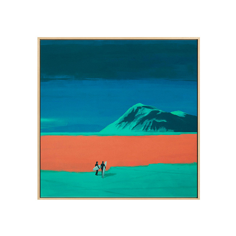 散步去艺术家darek潮酷风景油画