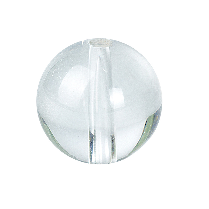 7A天然纯净体白水晶散珠手串玻璃体白水晶diy半成品配件单颗20mm