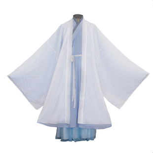 【镜水桐光】白骨原创汉服宋制长衫合领交领汉服男女装裙衫套装