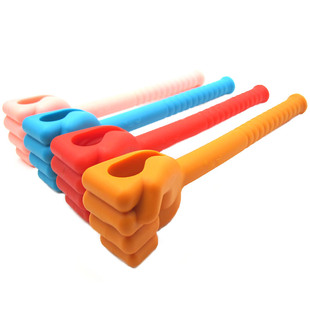 按摩锤子经络捶硅胶拍养生敲打捶拳头健康捶后背腰肩颈椎器棒保健