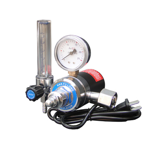 二氧化碳减压力表CO2混合气体加热器36/220V气保焊机减压阀流量计