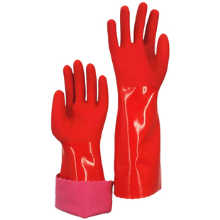 短款耐磨防水家务乳胶塑胶橡胶胶皮手套洗衣洗碗清洁保暖加厚加绒