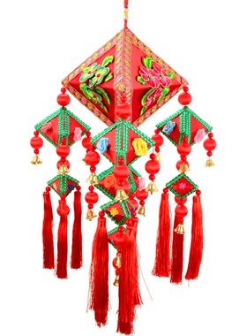 手工装饰挂件绣花中国风特色刺绣