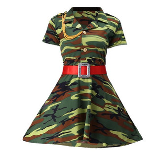 六一儿童迷彩演出服男女童幼儿兵娃娃舞蹈表演服小海军表演服套装