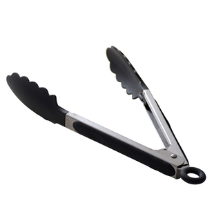 酒店 不粘锅牛排夹不锈钢烤肉夹子尼龙夹头冰夹 食物夹 烧烤夹