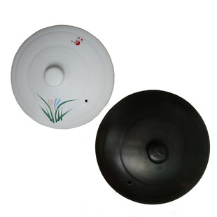 康舒陶瓷大砂锅盖子白彩色奶锅盖中药壶炖锅汤煲盖家通用配件原装