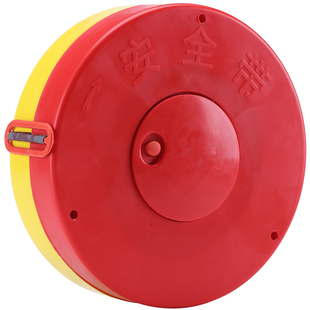 警戒隔离线盘式安全线警戒带伸缩隔离带帆布施工盒装警示带警示线